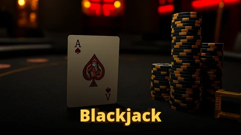 Blackjack game tile in the My99Exchange casino lobby