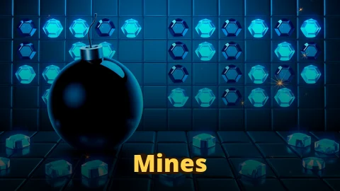 Mines game tile in the My99Exchange casino lobby